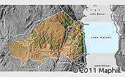 Satellite Map of Rumphi, desaturated