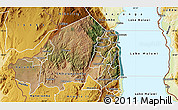 Satellite Map of Rumphi, physical outside