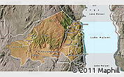 Satellite Map of Rumphi, semi-desaturated
