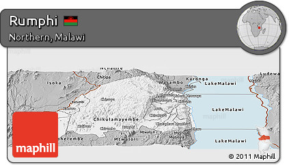 Gray Panoramic Map of Rumphi