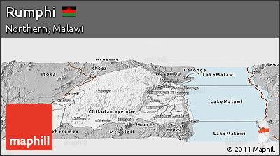 Gray Panoramic Map of Rumphi