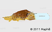 Physical Panoramic Map of Rumphi, cropped outside