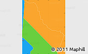 Political Simple Map of Nchema