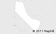 Silver Style Simple Map of Nchema