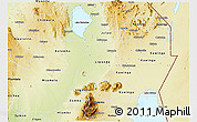 Physical 3D Map of Machinga