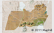 Satellite 3D Map of Machinga, lighten