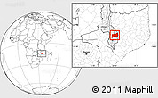 Blank Location Map of Machinga