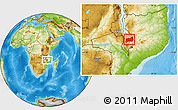 Physical Location Map of Machinga