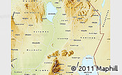Physical Map of Machinga
