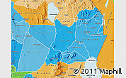 Political Shades Map of Machinga