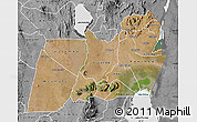 Satellite Map of Machinga, desaturated