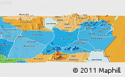 Political Shades Panoramic Map of Machinga