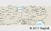 Shaded Relief Panoramic Map of Machinga