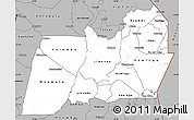 Gray Simple Map of Machinga