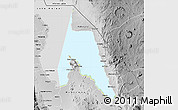 Physical Map of Lake Malawi, desaturated