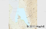 Physical Map of Lake Malawi, lighten