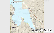 Physical Map of Lake Malawi, shaded relief outside