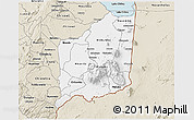 Classic Style 3D Map of Mulanje