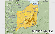 Savanna Style 3D Map of Mulanje