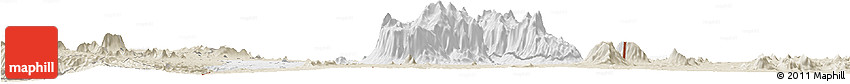Classic Style Horizon Map of Mulanje