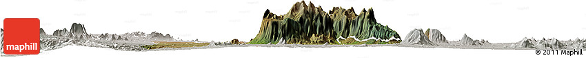 Satellite Horizon Map of Mulanje, lighten, semi-desaturated