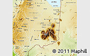 Physical Map of Mulanje
