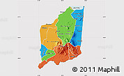 Political Map of Mulanje, cropped outside