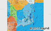 Political Shades Map of Mulanje