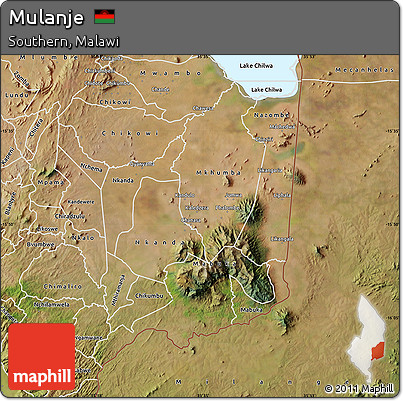Satellite Map of Mulanje
