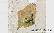 Satellite Map of Mulanje, lighten