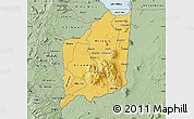 Savanna Style Map of Mulanje