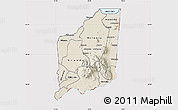 Shaded Relief Map of Mulanje, cropped outside