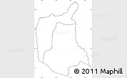 Blank Simple Map of Nkanda, cropped outside, no labels