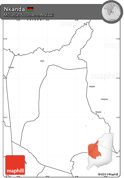 Blank Simple Map of Nkanda
