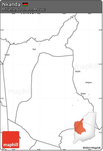 Blank Simple Map of Nkanda