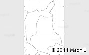 Blank Simple Map of Nkanda, no labels