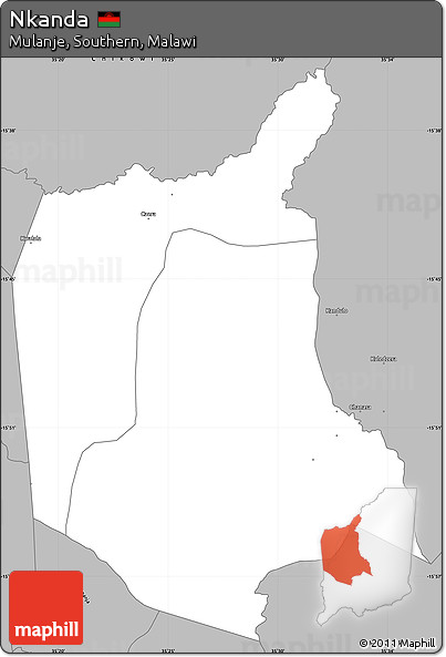 Gray Simple Map of Nkanda