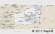 Classic Style Panoramic Map of Mulanje