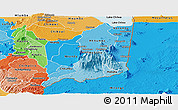 Political Shades Panoramic Map of Mulanje
