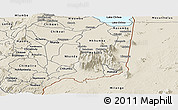 Shaded Relief Panoramic Map of Mulanje
