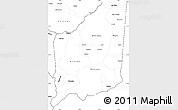 Blank Simple Map of Mulanje