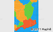 Political Simple Map of Mulanje