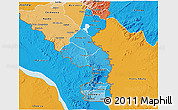 Political Shades 3D Map of Nsanje