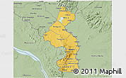 Savanna Style 3D Map of Nsanje