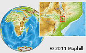 Physical Location Map of Nsanje