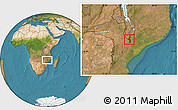 Satellite Location Map of Nsanje