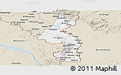 Classic Style Panoramic Map of Nsanje