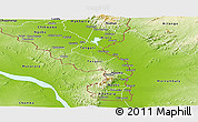 Physical Panoramic Map of Nsanje