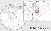 Blank Location Map of Nchilamwela
