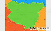Political Simple Map of Nchilamwela